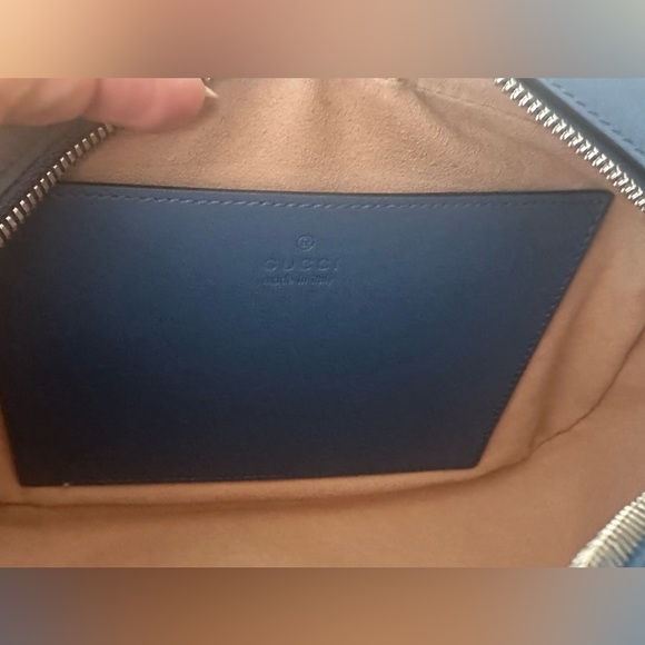 Almost New Gucci Marmont in denim blue leather - Picture 13 of 13